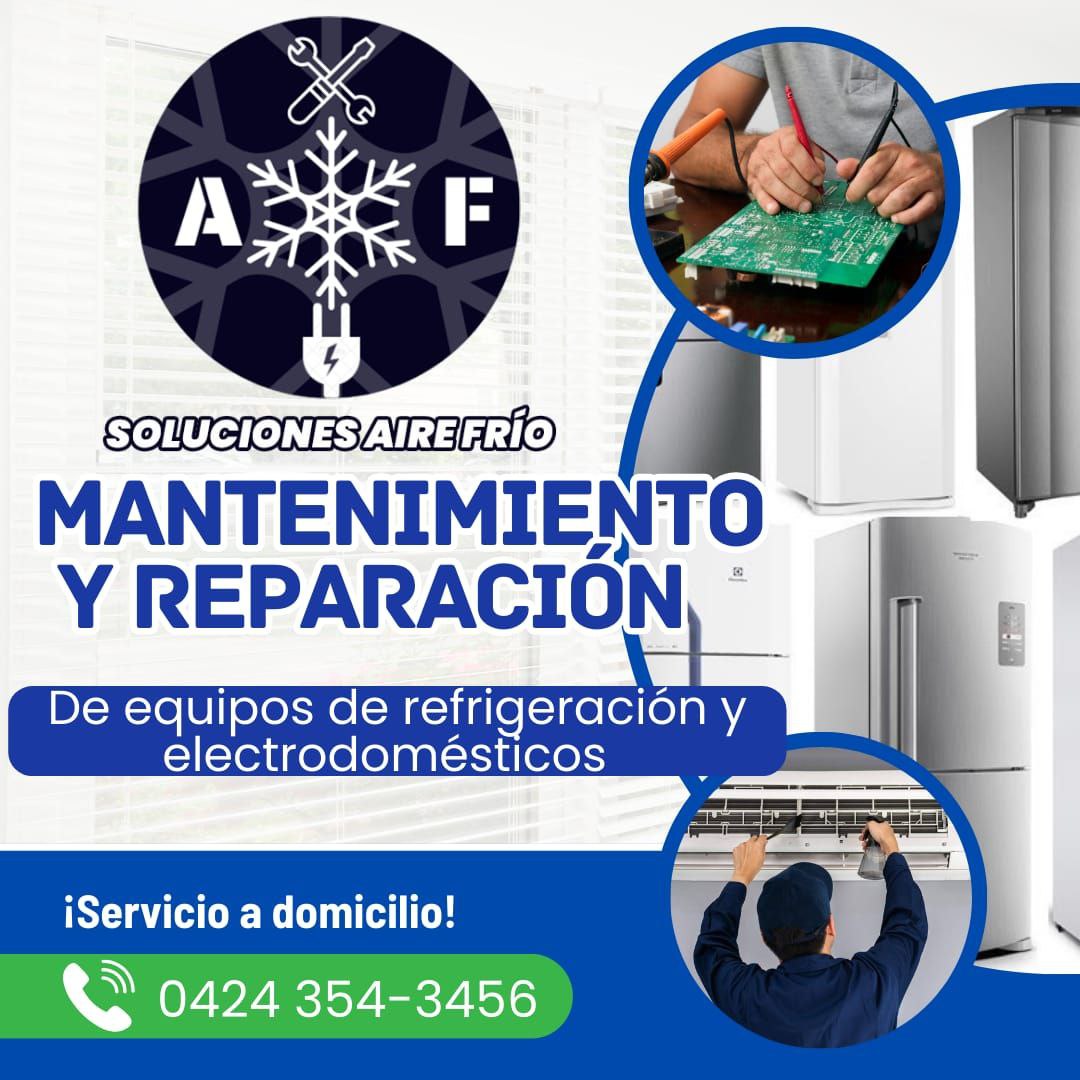 refrigeración domestica y comercial, también reparan electrodomesticos